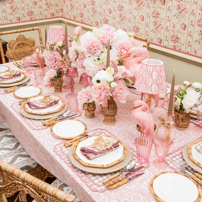 Petal Pink Pheasant Tablecloth