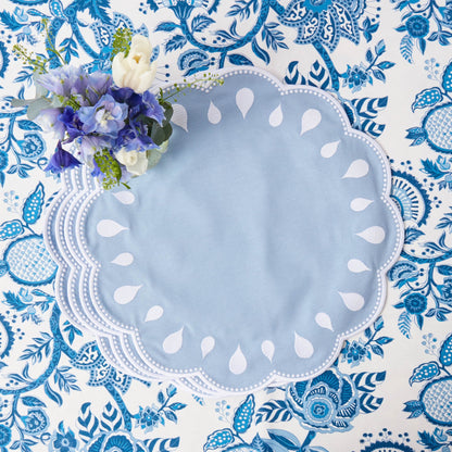 Blue & White Bettina Placemats (Set of 4)