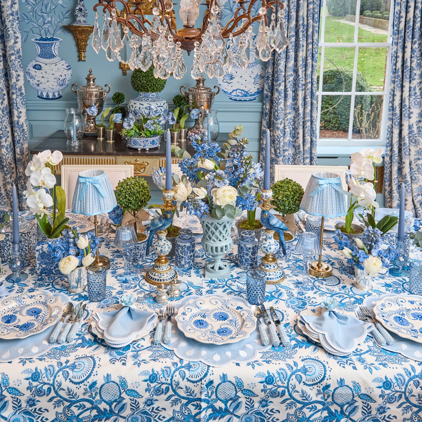 Blue & White Bettina Placemats (Set of 4)