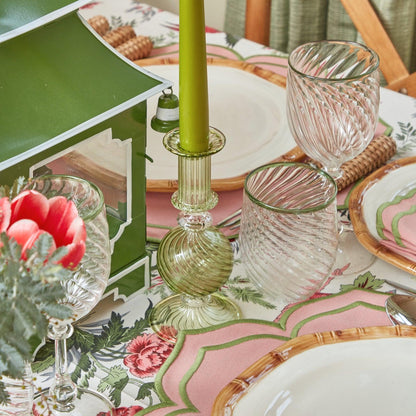 Camille Olive Candle Set (Apple Green)