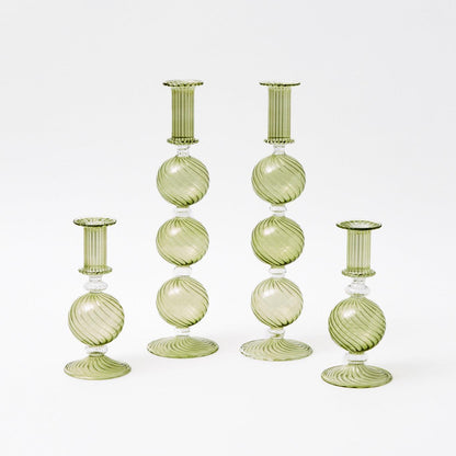 Camille Olive Candle Set (Apple Green)