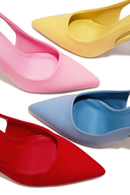 Cari Slingback Pumps - Light Pink