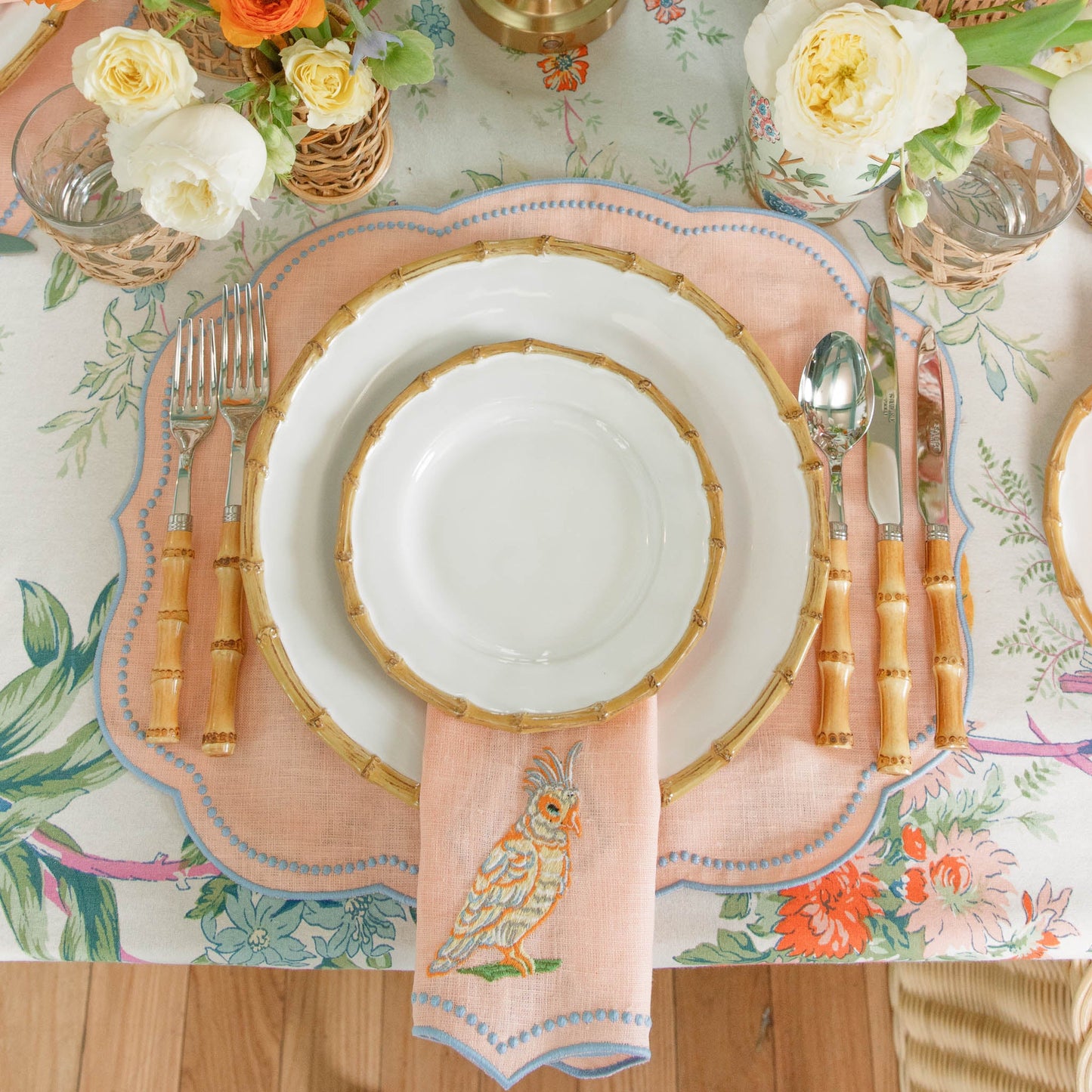 Nancy Bamboo Dinner Plate (Set of 4)
