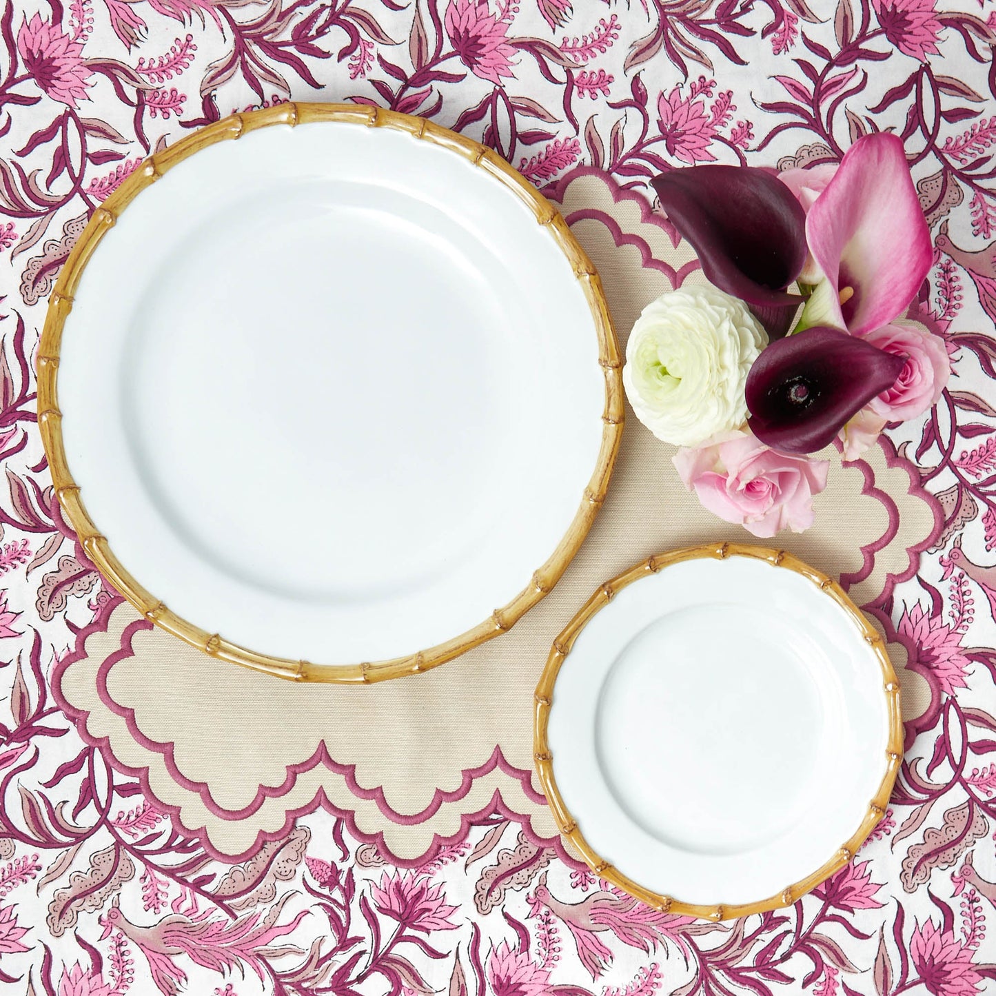 Nancy Bamboo Dinner Plate (Set of 4)