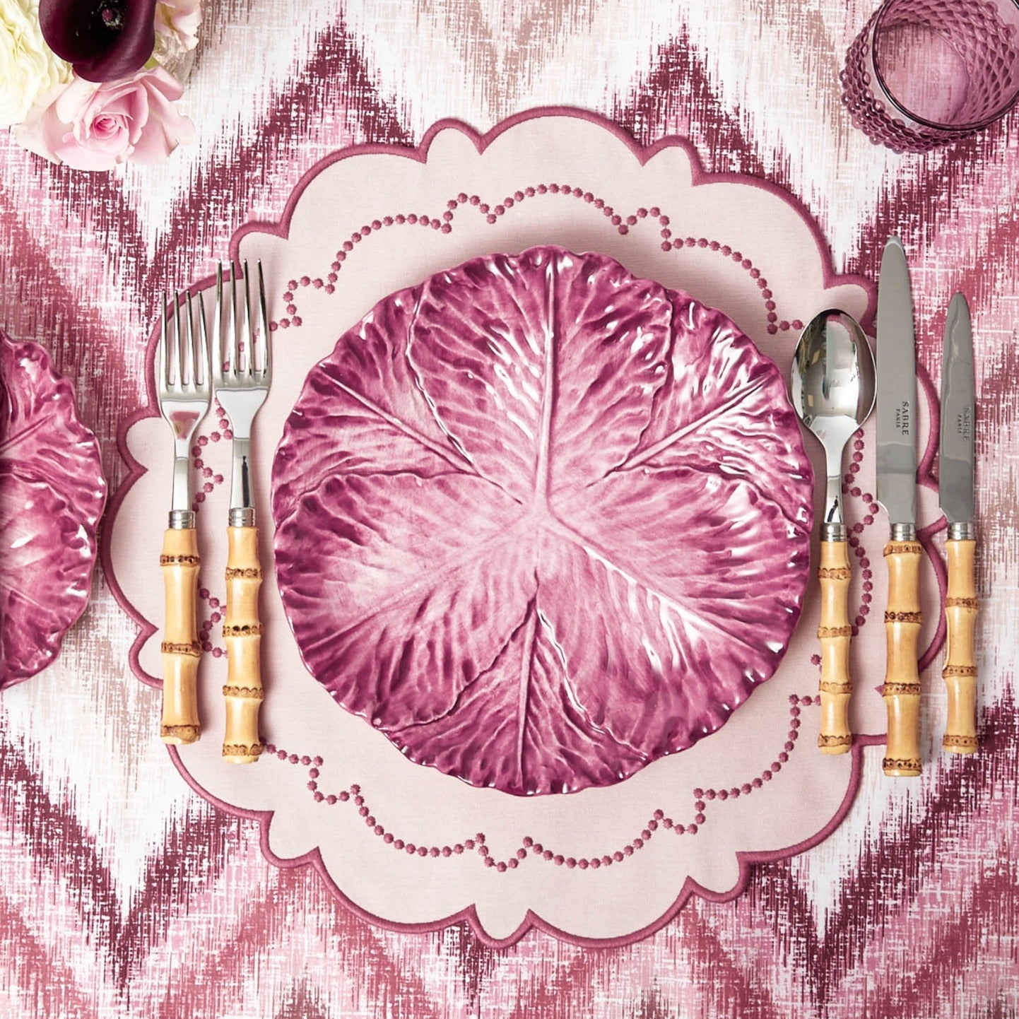 Aubergine Serena Cabbage Dinner Plate