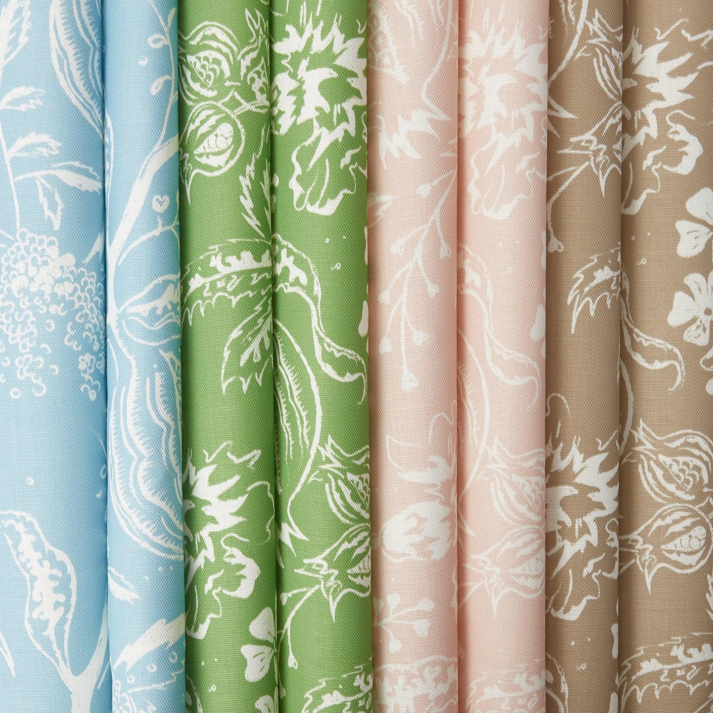 Blue Chelsea Square Fabric