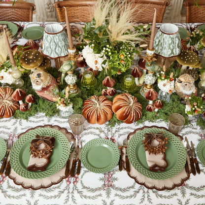 Taupe & Chocolate Isabella Napkins (Set of 4)