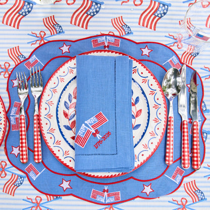 Red Gingham Cutlery (5 Piece)