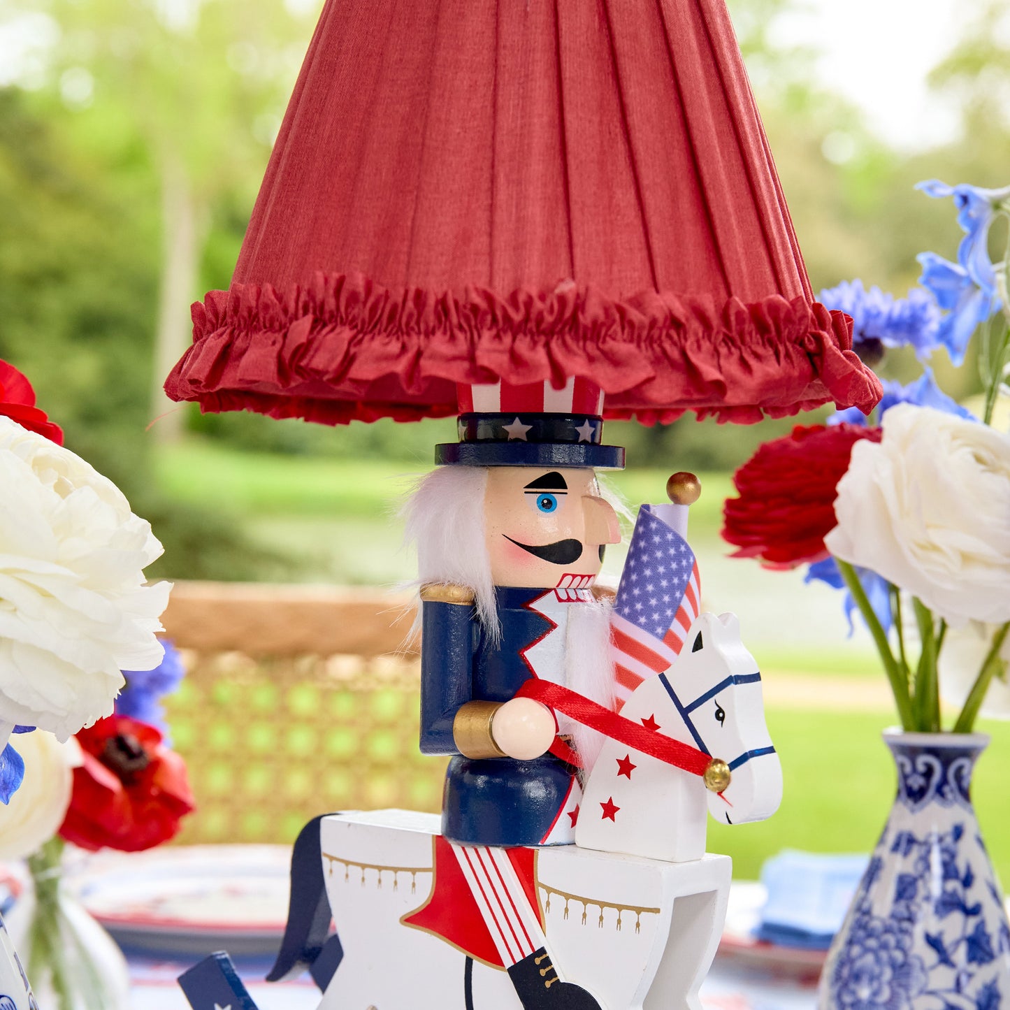 Fourth of July Rechargeable Lamp