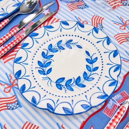Elizabeth Blue Garland Starter Plates (Set of 4)