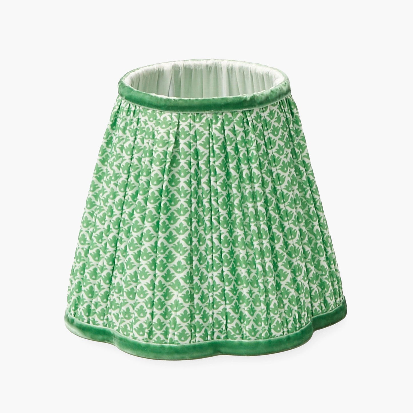 Marilyn Bow Rechargeable Lamp with Green Lotus Shade (18cm)