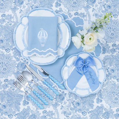 Blue Personalisable Grosgrain Bow