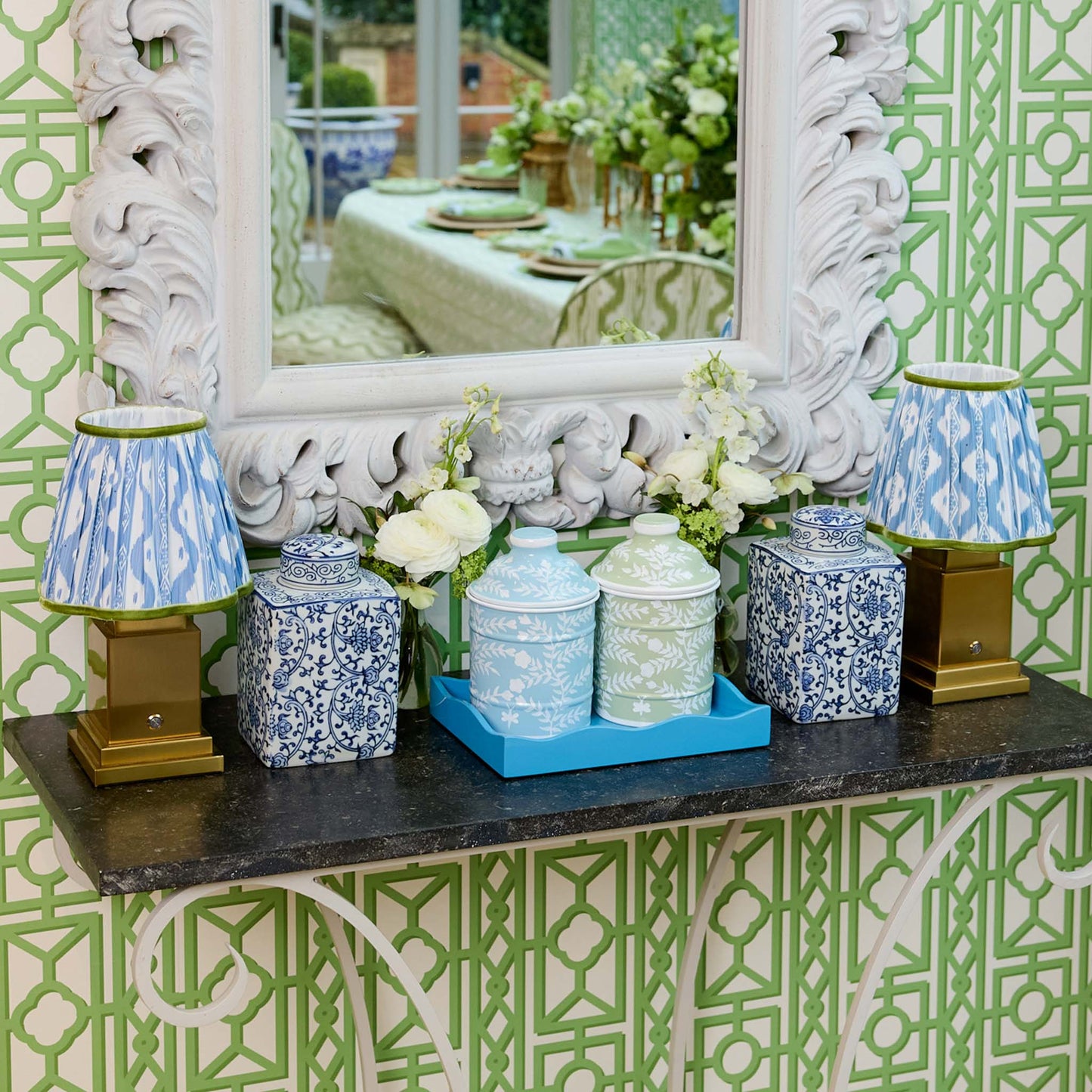 Blue Chinoiserie Canister