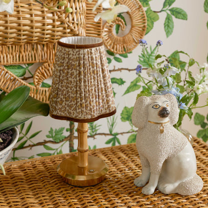 Bamboo Short Rechargeable Lamp