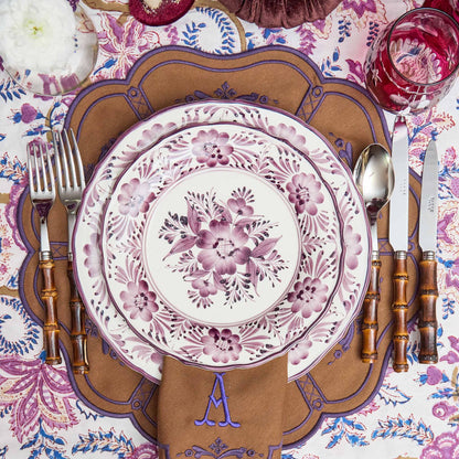 Purple Pandora Dinner Plates (Set of 4)