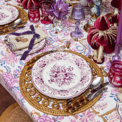 Purple Pandora Dinner Plates (Set of 4)