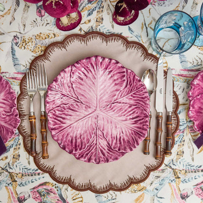 Aubergine Serena Cabbage Dinner Plate