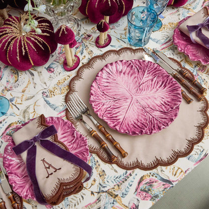 Aubergine Serena Cabbage Dinner Plate