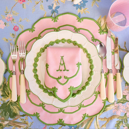 Pink & Green Amanda Placemats (Set of 4)