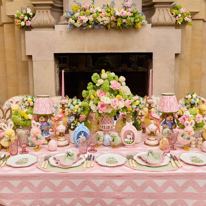 Green & Pink Eloise Gingham Placemats & Napkins (Set of 4)