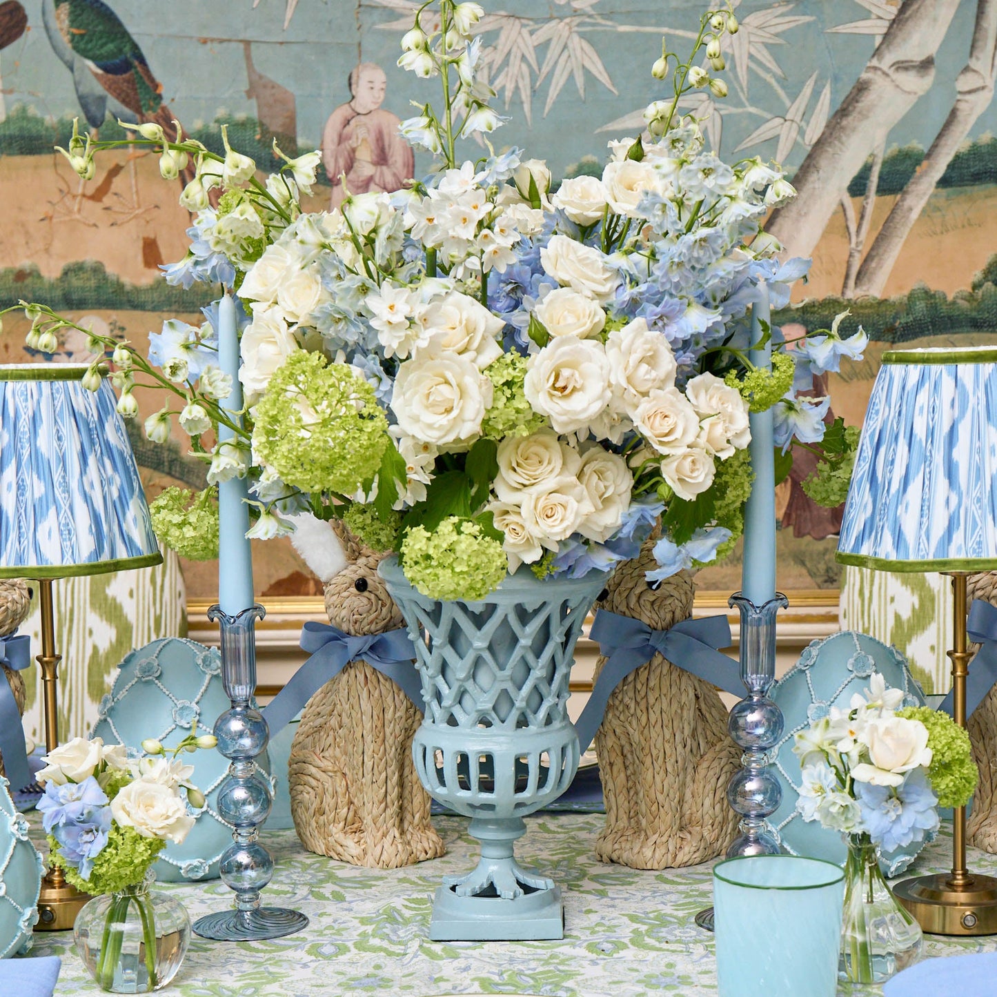 Eden Blue Candle Set