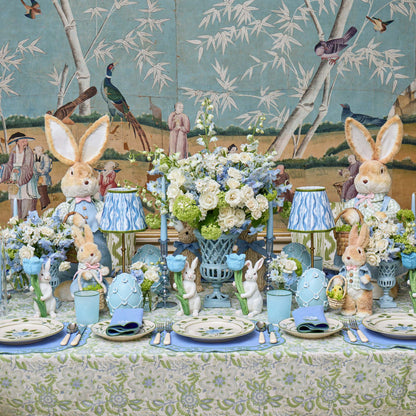 Bunny with Blue Tulip (Pair)