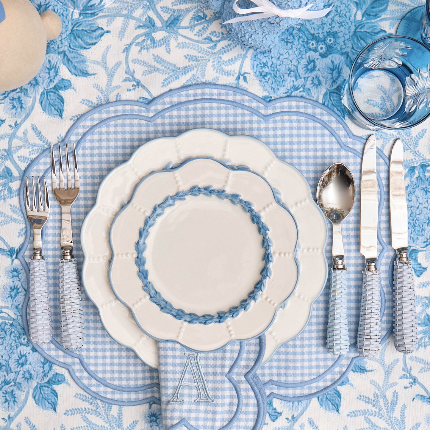 Blue Laurel Starter Plate