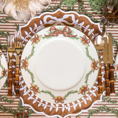 Acorn Garland Dinner & Starter Plates (Set of 8)