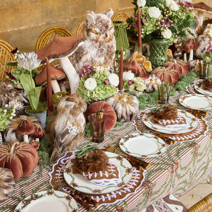 Acorn Garland Dinner & Starter Plates (Set of 8)