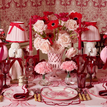 Small Adelaide Pink Lattice Urn Vase
