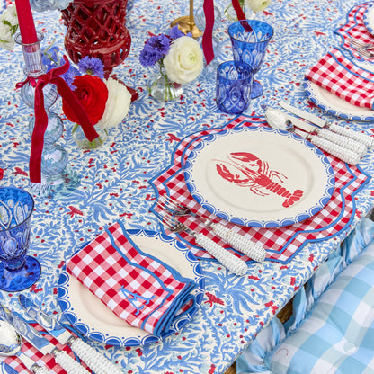 Red Gingham Felix Placemats (Set of 4)