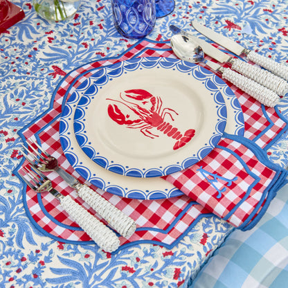 Lobster Dinner & Starter Plates (Set of 8)