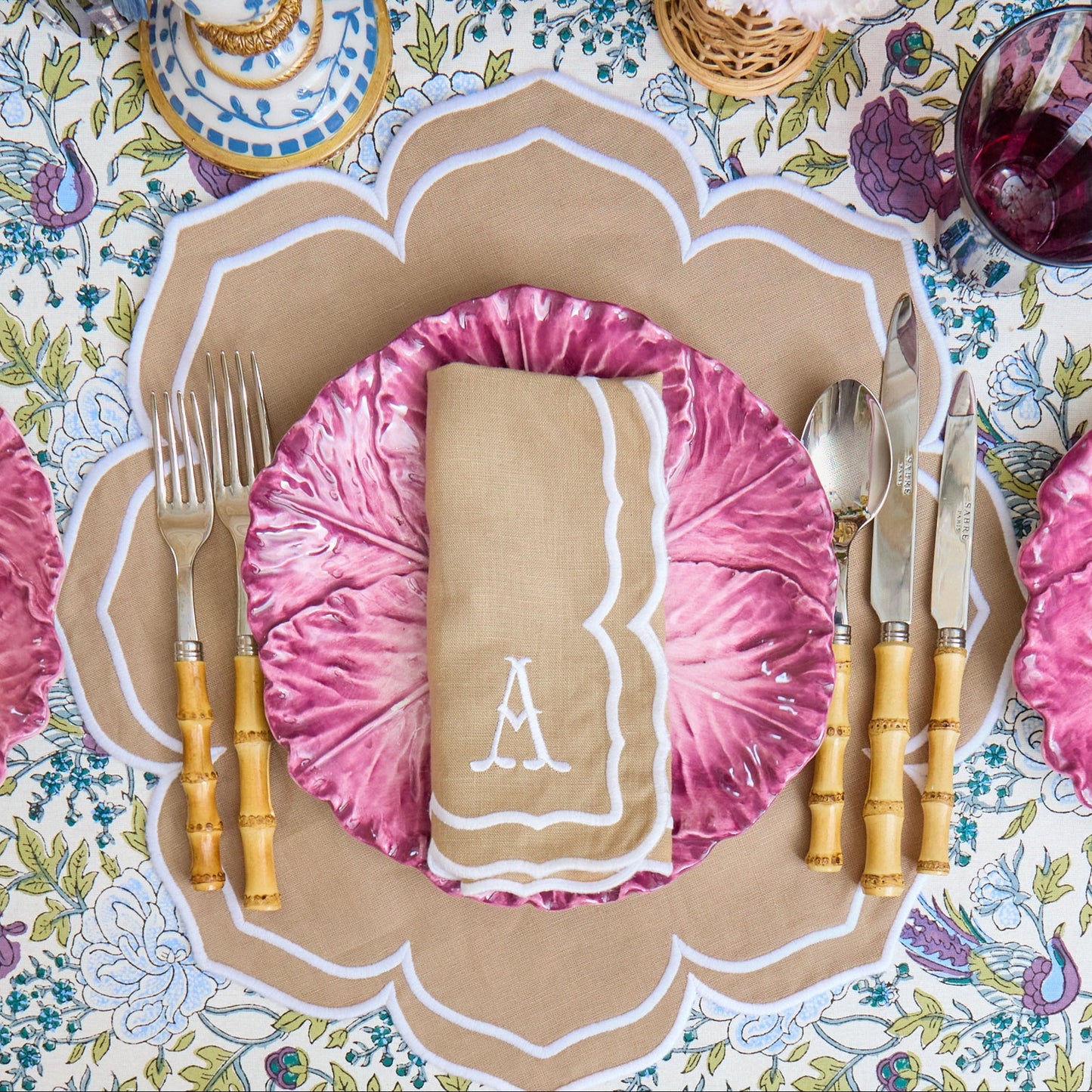 Sand Fleur Napkins (Set of 4)