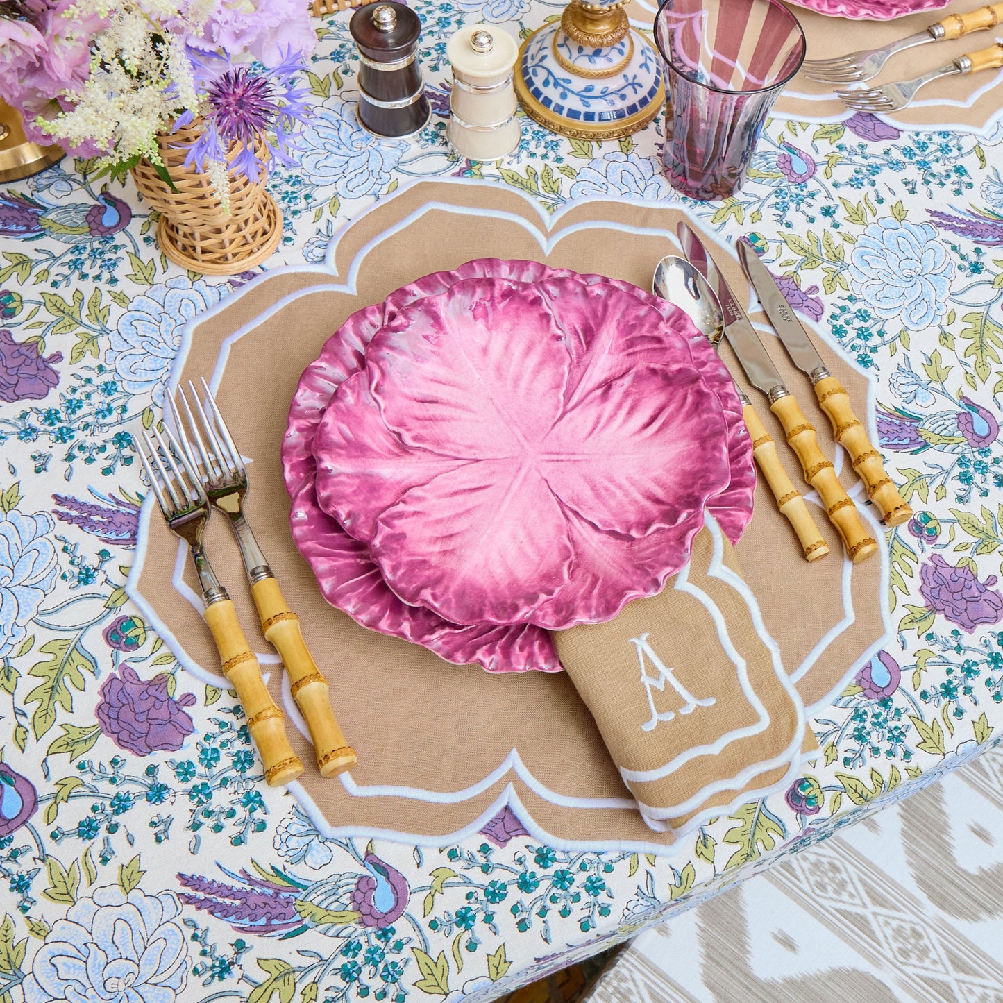 Sand Fleur Napkins (Set of 4)