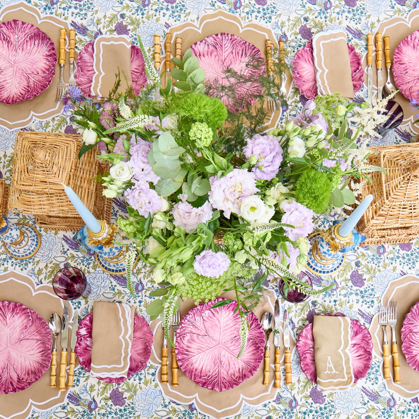 Aubergine Serena Cabbage Dinner Plate