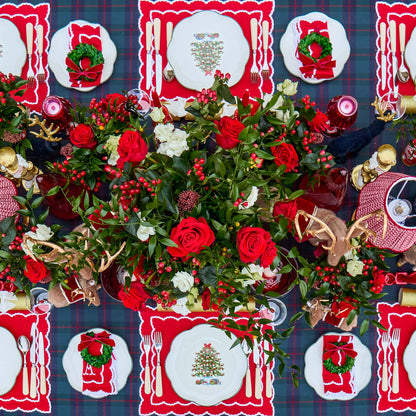 Red Elizabeth Napkins (Set of 4)