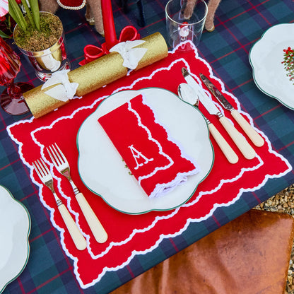 Red Elizabeth Napkins (Set of 4)