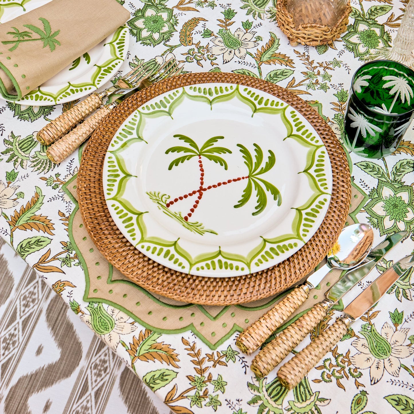 Jardin de Palmier Dinner Plates (Set of 4)