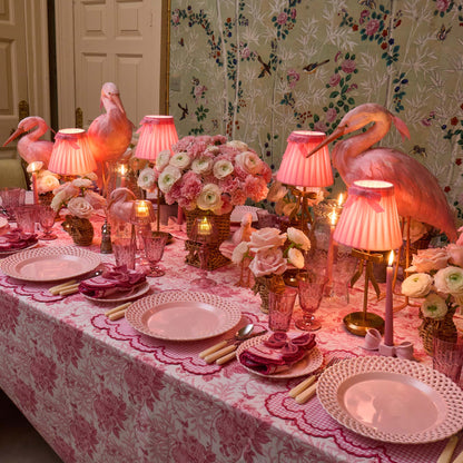 Tall Marilyn Bow Rechargeable Lamp with Pink Velvet Bow Shade (18cm)