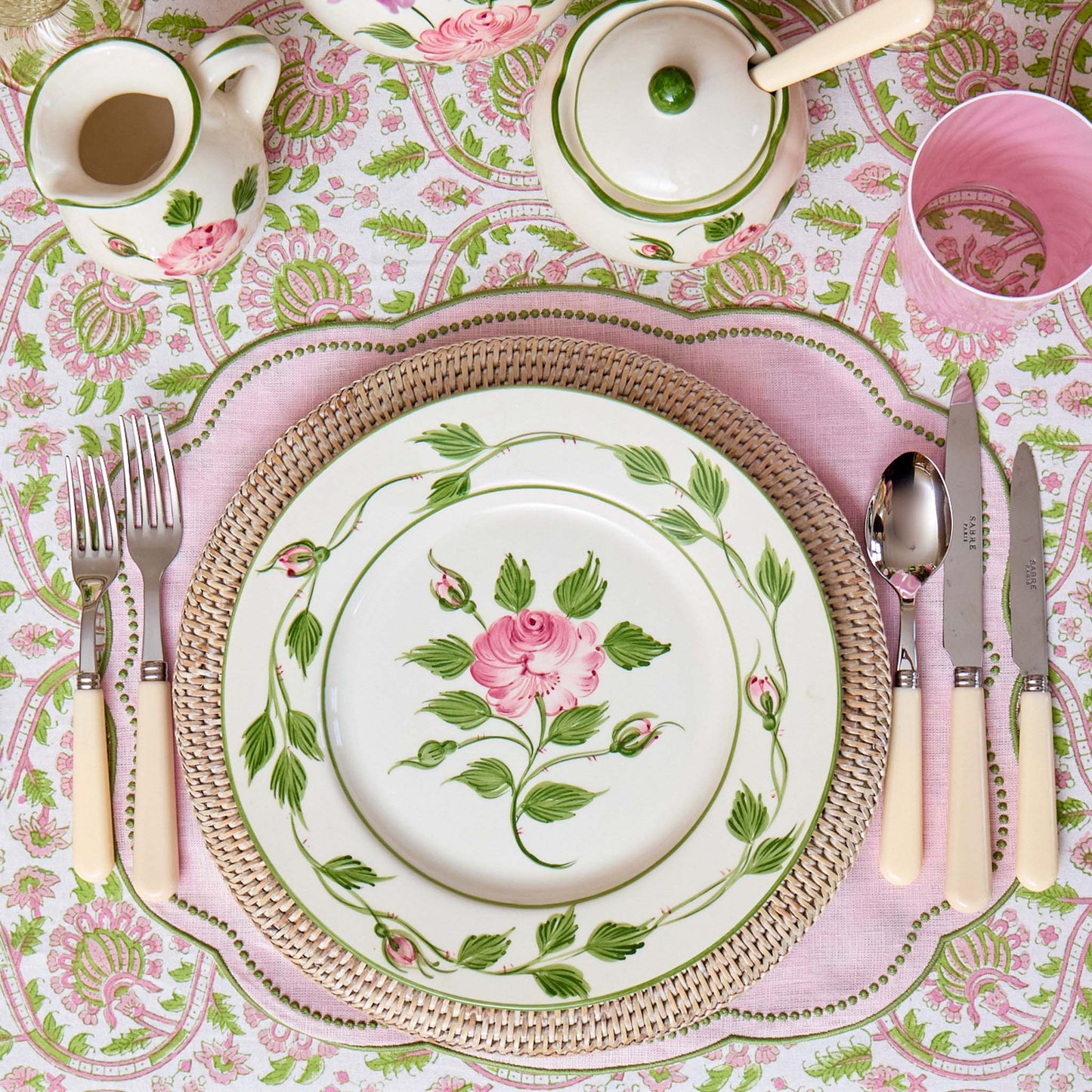 Rose Bud Dinner Plate