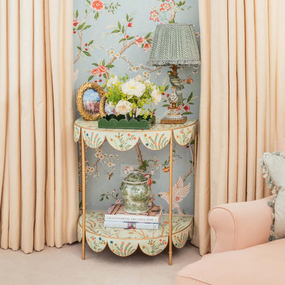 Annabelle Chinoiserie Tole Side Table