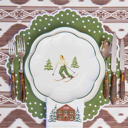 Green Esmerelda Placemats (Set of 4)