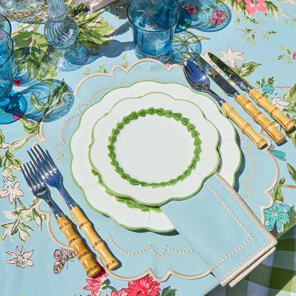 Duck Egg Blue & Sand Mariana Placemats (Set of 4)