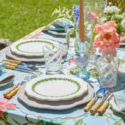 Green Laurel Dinner Plates (Set of 4)