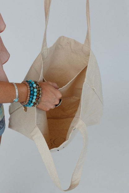 Grow Together Canvas Tote - Natural