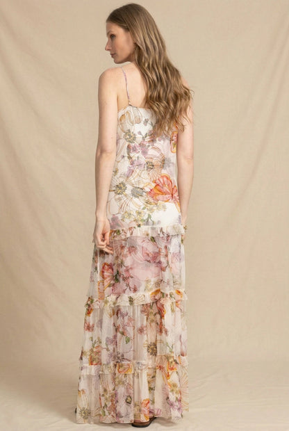 Johnny Was Jade Bailey Tiered Maxi Dress L39325-6