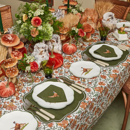 Scalloped Pheasant Starter Plate