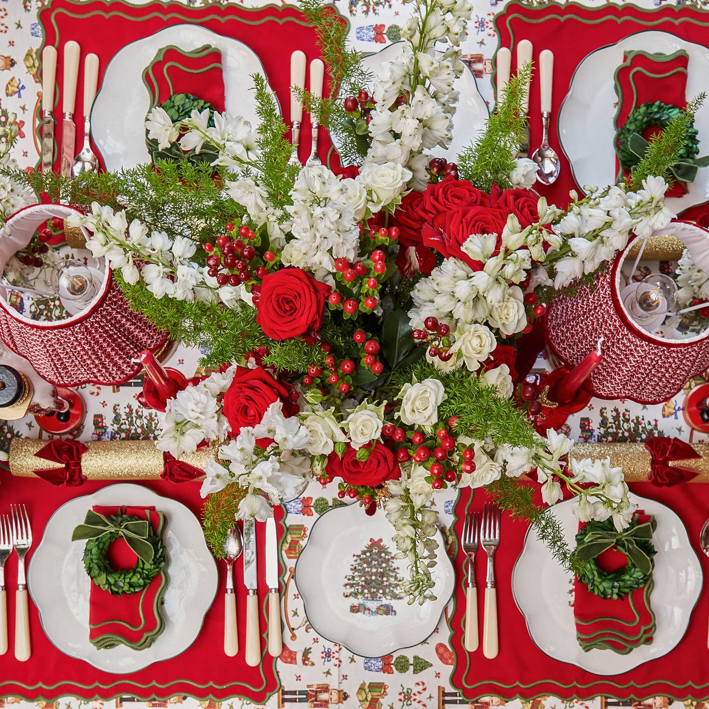 Christmas Tree Jug and Glasses (Set of 4)