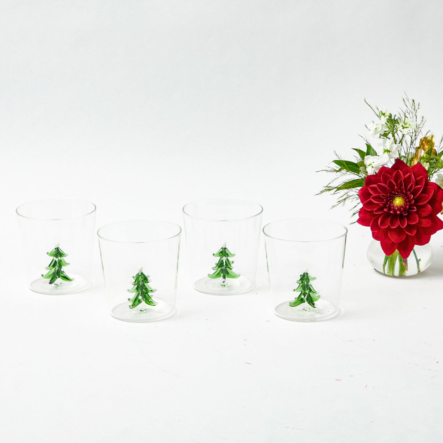 Christmas Tree Jug and Glasses (Set of 4)
