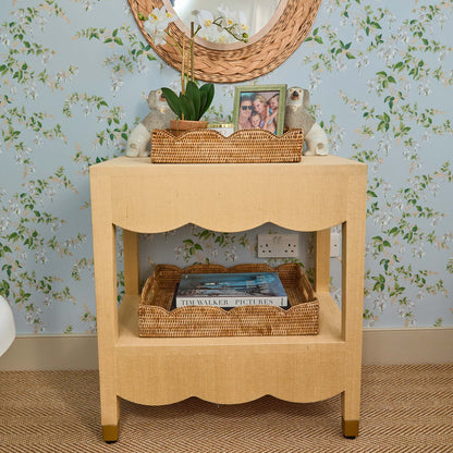 Grasscloth Table